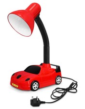 Racing Car Desk Lamp Kids Playroom Bedside Night Light Table Lamp On/Off Button