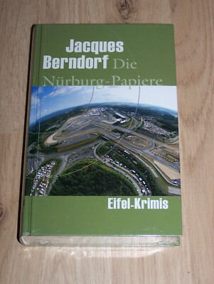 Jacques Berndorf Eifel-Krimi / Die Nürburg Papiere / geb.  Ausgabe / neuwertig