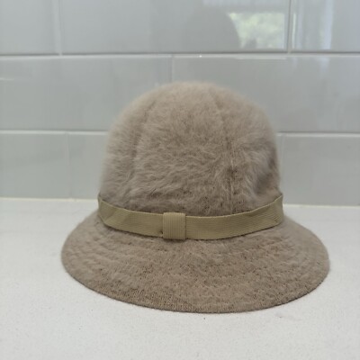Kangol Furgora Georgie Fur Bucket Hat Made In England Size S Rabbit Hair Angora