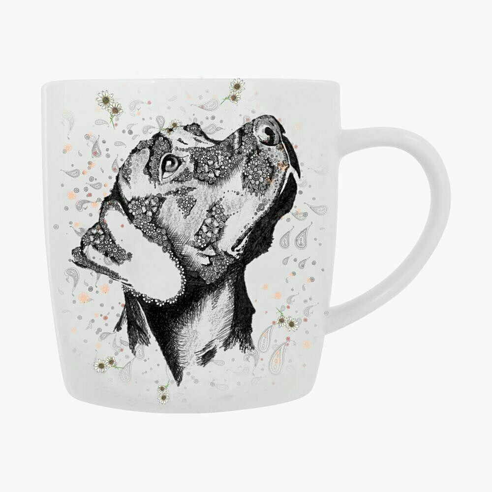 Doodleicious Black Lab Dog Fine China Mug Christmas Gift Easter Birthday