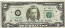 Arnold Schwarzenegger $2 Dollar Bill Mint! Rare!