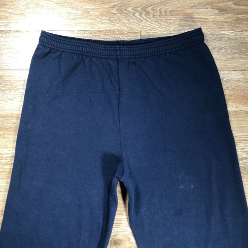 Vtg Jerzees Navy Blue XL Drawstring Sweatpants Made in USA Activewear Running - Picture 6 of 9
