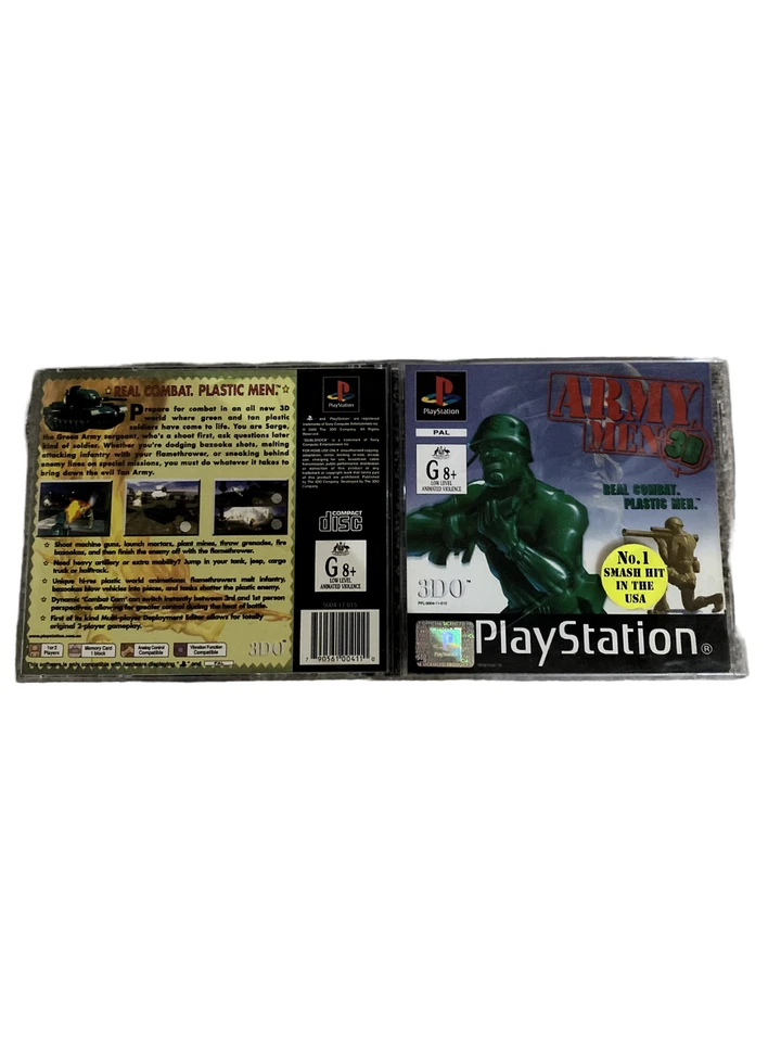 Army Men 3D - Sony PlayStation - PS1 Game With Manual - PAL - AU Seller - Image 4 of 4