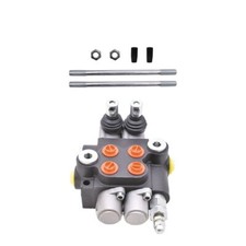 Hydraulic Control Valve Double Acting 2 Spool 13 GPM 3600 PSI SAE Ports