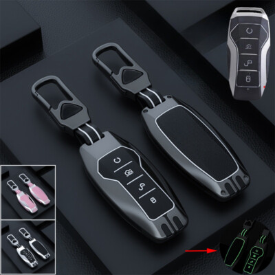 Aluminum Alloy Silicone Car Key Case Cover For BYD Han Ev Tang Dm MAX Qin PLUS