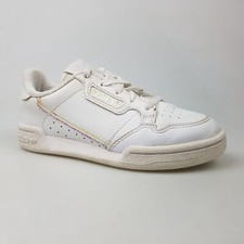 Girl's ADIDAS 'Continental C' Sz 13K US Shoes White Leather 3 Extra 10 Off