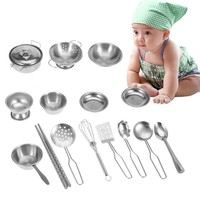 16 Tlg Kochset FüR Kinder SpielküChe Topf Pfanne PuppenküChe Geschirr Topfset De