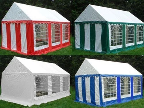 XXL Partyzelt 3x6 - 6x12m Pavillon Festzelt PVC + Stahlgestell NEU - Bild 3 von 13