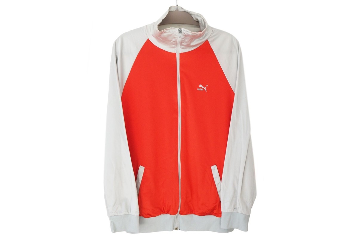 Vintage PUMA Track Jacket Full Zip Size L red/gray 90s Vintage PUMA Track Jacket Full Zip Size L red/gray 90s