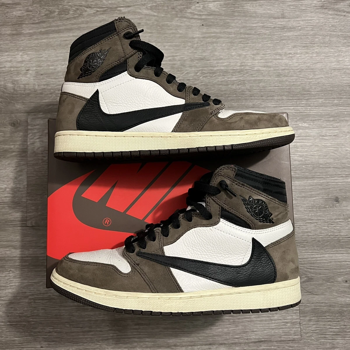Nike Travis Scott x Air Jordan 1 Mocha Size 9.5 CD4487 100 eBay