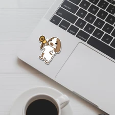 Printable Sticker | Cute Bunny Laptop Stickers – Aesthetic Digital Download