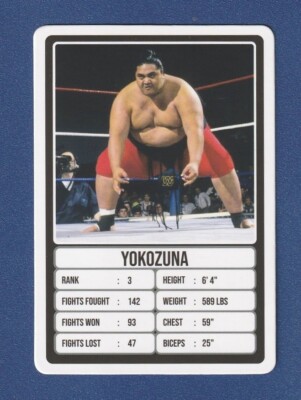 YOKOZUNA 2021 Aamango WWE Trump Game Card 90s Wrestling Rodney