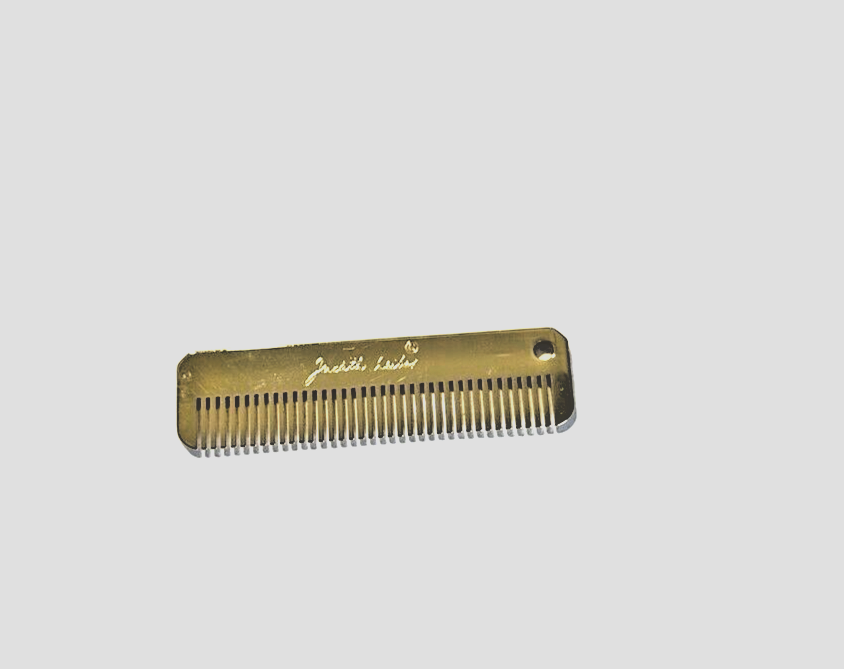 Judith Leiber Metal Hair Comb Made In Italy Gold Comb w/ Tassel & 9” Silver Comb Judith Leiber Sm silver tone mini hair comb w/tassel | eBay main image 3