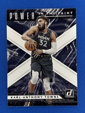 2021-22 Donruss #5 Karl-Anthony Towns Power in the Paint Knicks