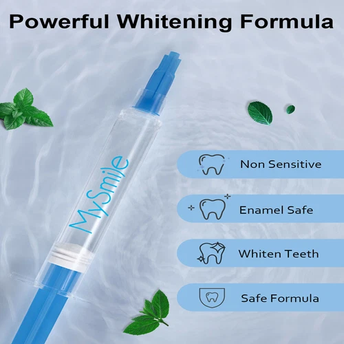 MySmile Teeth Whitening Kit with 5 LED Light Tray Tooth Whitener Bleaching Kit - Picture 4 of 15