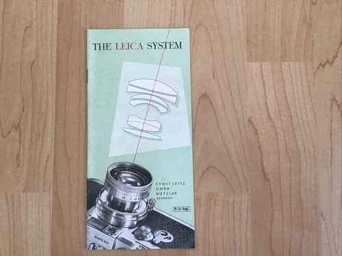 Leica Lenses Sales Brochures X2 - 1950's - Picture 5 of 10