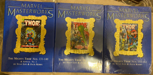 Marvel Masterworks THOR vol 5 6 7 set SEALED foil variants limited hc OOP RARE - Photo 1 sur 10