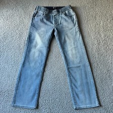 Levis Denizen Jeans Boys 14 Regular Blue Denim Wash Stretch Waist Straight