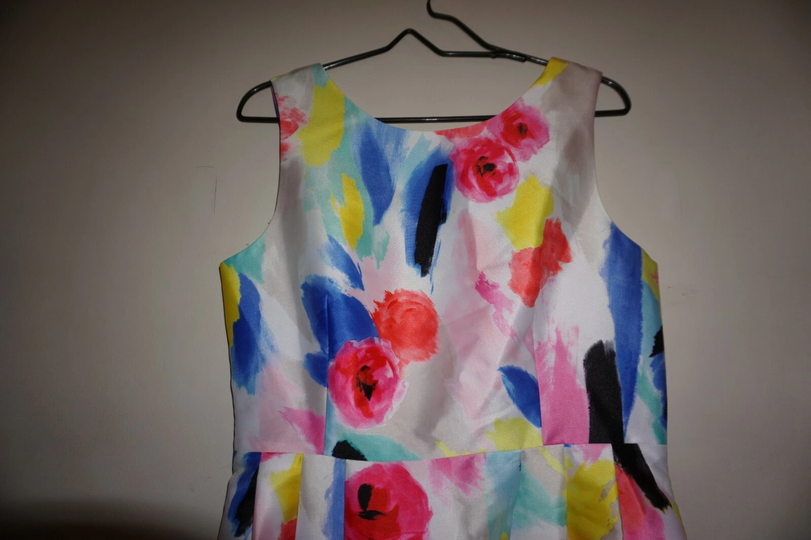 Abito Kate Spade Watercolor fit e svasato sapore del mese taglia 2 nuovo con etichetta