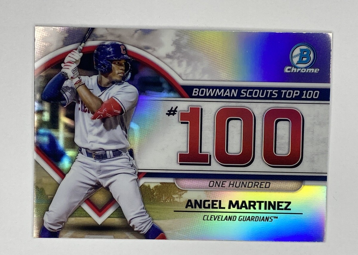 2023 Bowman Chrome Scouts Top 100 BTP-100 Angel Martinez