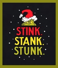 Stink Stank Stunk Black Grinch Holiday Christmas Refrigerator Fridge MAGNET