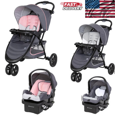 New 3 in 1 Baby Stroller with Safety Baby Car Seat Base Super Quality V9 Model