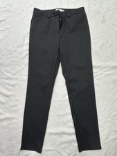 Calvin Klein Women  s Gray Stretch Slim Fit Pants 2 Rear Pockets, Size 10. 2U