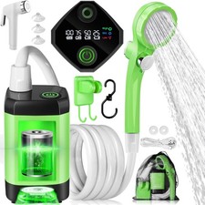 Campingdusche Akku  tragbar Dusche mit Displa...