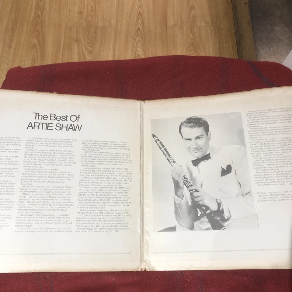 ARTIE SHAW The Best Of Artie Shaw (1975 Double LP) - Image 4 of 4