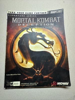 Mortal Kombat Deception - Brady Games Strategy Guide No Poster