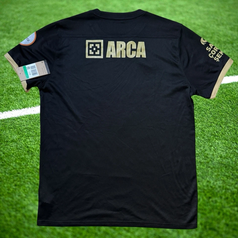 Nike Corum FK Football Shirt Fourth Jersey 2024/25 Black Gold BNWT Men's XL - Image 2 of 4