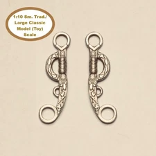 HORSING AROUND Small Traditional/Lg. Classic 1:10 Model Scale WESTERN FLORAL BIT