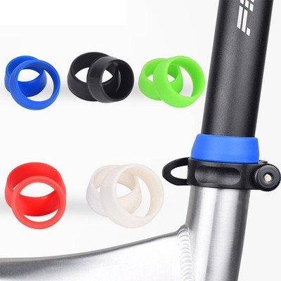 Practical Rubber Ring Protect Road Seatpost Embellish For Bicycle Green