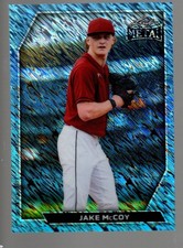 2026 Leaf Metal Base Shimmer Platinum #86 Jake McCoy 1/8