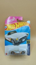 HOT WHEELS BARBIE 1856 CORVETTE GRAY 29/250. NIP 1:64 Diecast
