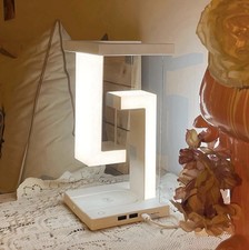 Unique Levitating Dimmable LED Desk Lamp with Wireless Charger