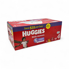 Huggies Little Movers Lion King Disposable Baby Diapers Size 4 - 168 Count