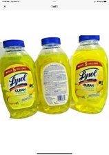 3 PACK Lemon Lysol Concentrate  Each bottle Makes 5 Gal ……….Free shipping USA