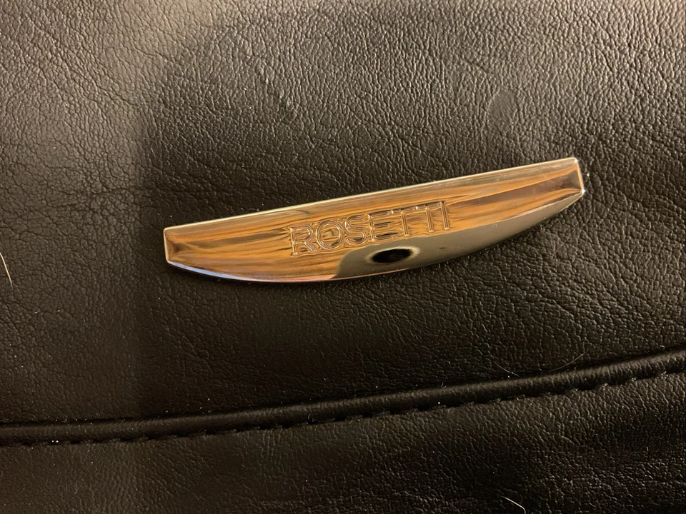 Bolso de Mano Rosetti Lynn Bolso de Hombro Negro Nuevo con Etiquetas Cuero Sintético 6 Bolsillos Cremallera Foto 2 de 4