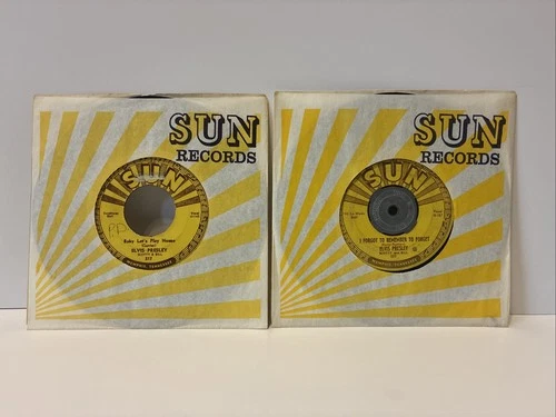 Elvis Push Mark SUN 45RPM LOT MEGA GRAIL Mystery Train Baby Lets Play House OG’s