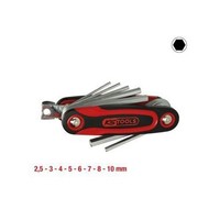 Innensechskant-WinkelstiftschlüSsel-Klapphalter,8-Tlg Ks Tools 158.3540