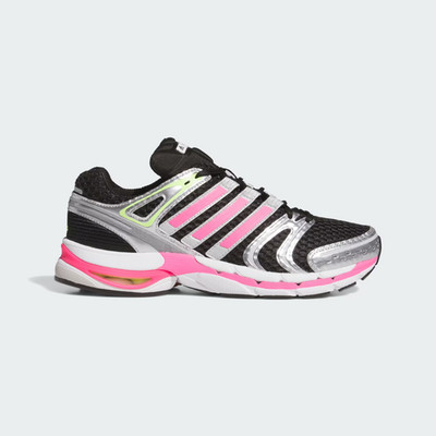 Adidas Originals Adistar Control 5 Schuhe in Schwarz/Lucid Pink/Silber Metallic