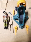 G.I. Joe ARAH 1987 Zanzibar Dreadnok w Air Skiff Vehicle Loose Incomplete