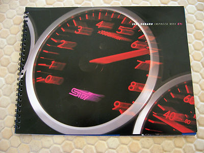 #ad SUBARU OFFICIAL IMPREZA WRX STi PRESTIGE BROCHURE 2004 USA EDITION $24.95