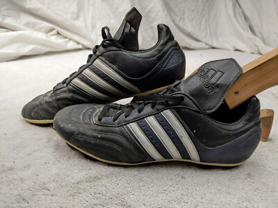 Adidas Traxion TRX Firm Ground Mens 8.5 42 Sport Black Shoes