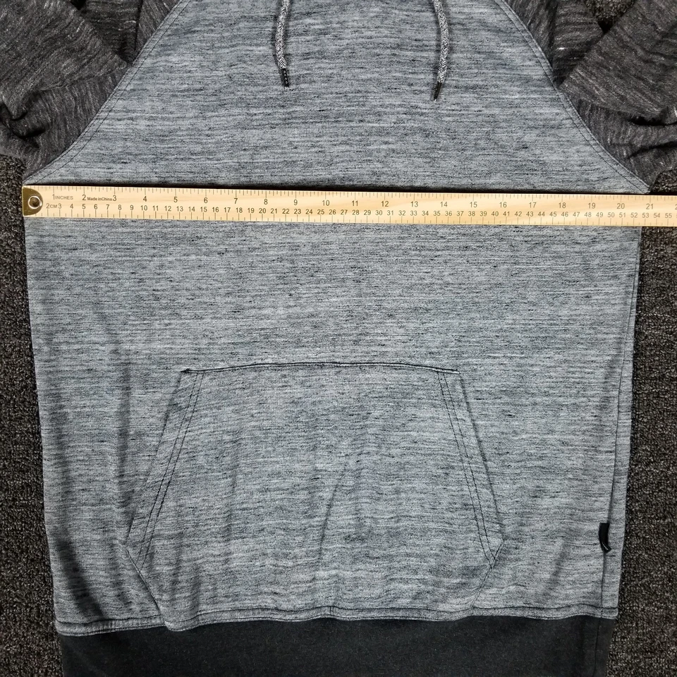 Ocean Current Sudadera Para Hombre Gris Medio Cuello Alto Cordón Informal Pullover Foto 4 de 4