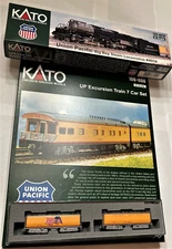 KATO 1264014DCC  106085 106086 N UP 4014 Big Boy 4-8-8-4 EXCURSION  LOCO & CARS
