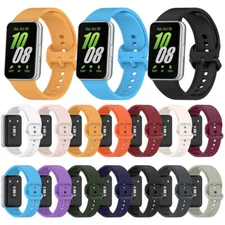 For Samsung Galaxy Fit3 SM-R390 Watch Replacement Soft Silicone Sport Strap Band