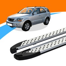 Seitenschweller passend für Kia Sorentoab08/2002-11/2009 SOMA Silber mit ABE