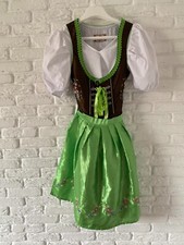 Stockerpoint Tyrol Dirndl Oktoberfest Brown  Green dress Size EU 32 and blouse
